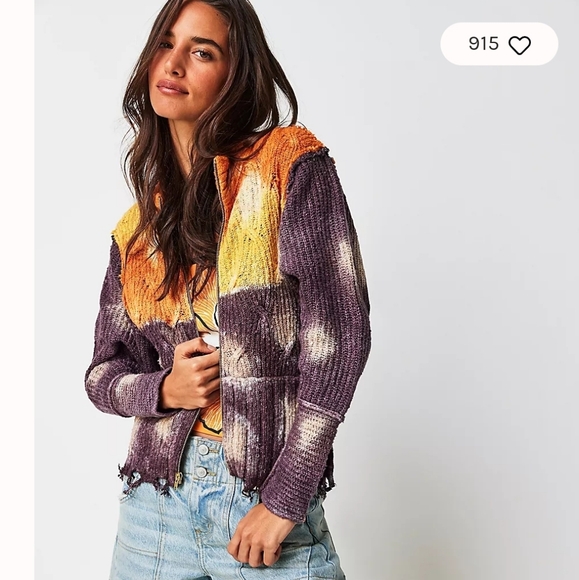 NWOT Free People Horizon Line Cardi Size Small - Picture 1 of 6